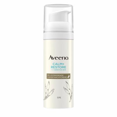 AVEENO Calm+ Restore Re-Hydrierende Hafer Nachtcr.